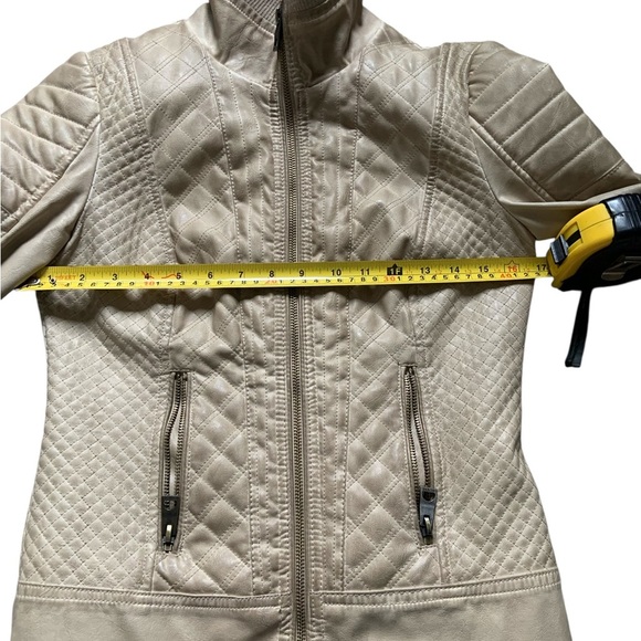 Guess faux leather moto Jacket XS - Picture 7 of 9